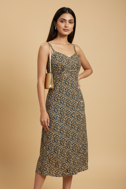 Printed Slip Dress
