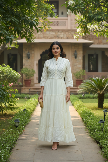 Sunidhi Petal Work Anarkali Maxi