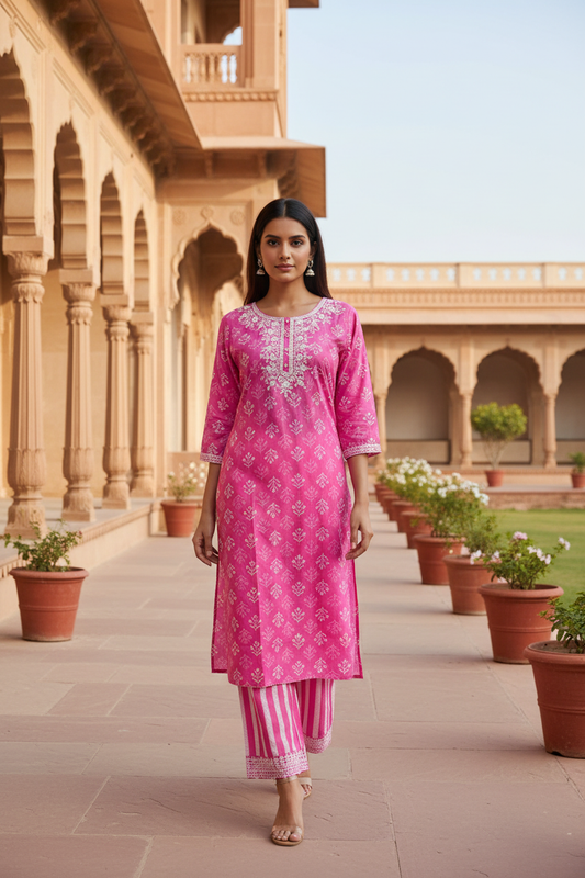 Rubera Printed Plazo Set