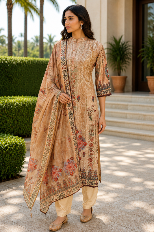 Reedha Printed Suit Set