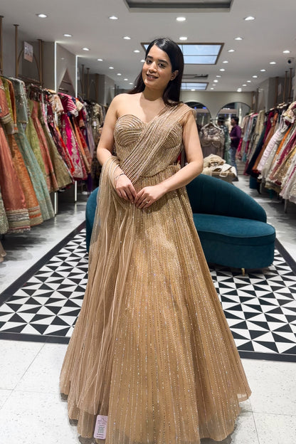 Zivara Crystal Embroidered Lehenga