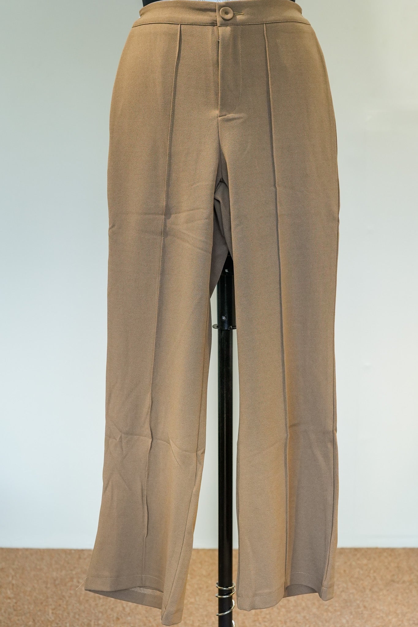 Tan Buttoned Pants