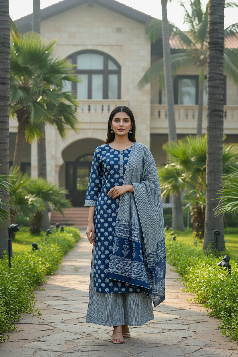 Rifat Floral Printed Suit Set