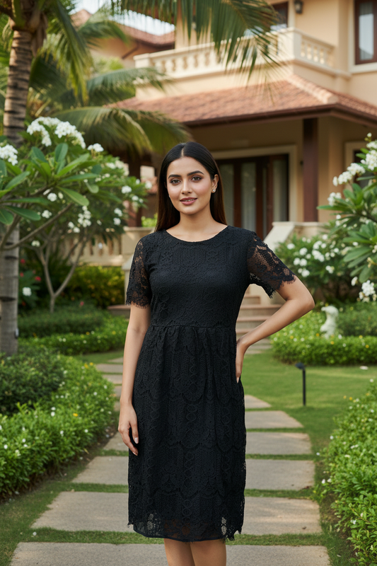 Black Lace Dress