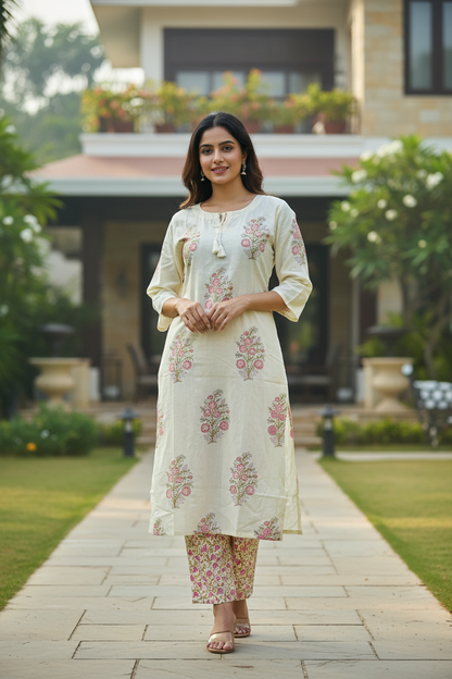 Revi Floral Printed Co ord Set