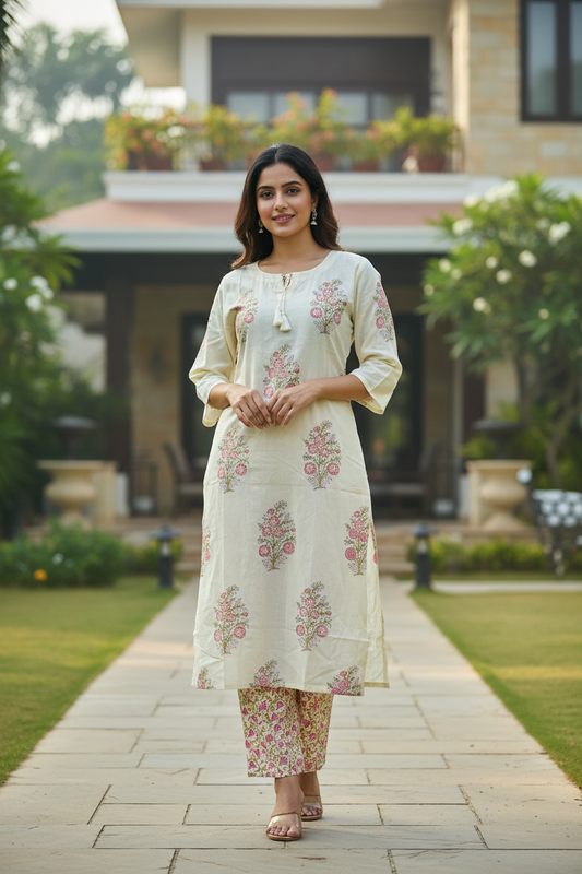 Revi Floral Printed Co ord Set