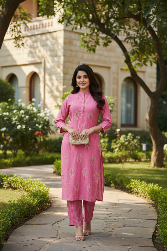 Kiram Printed Kurta Set