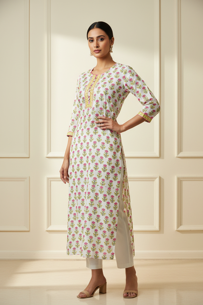 Rayat Printed Long Kurta