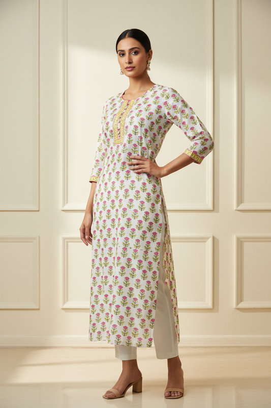 Rayat Printed Long Kurta