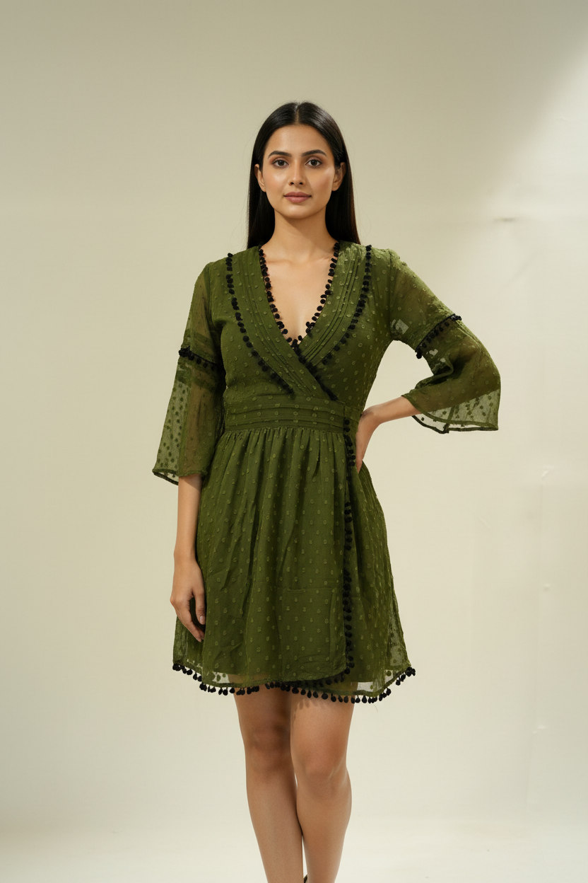 Green Short Dress
