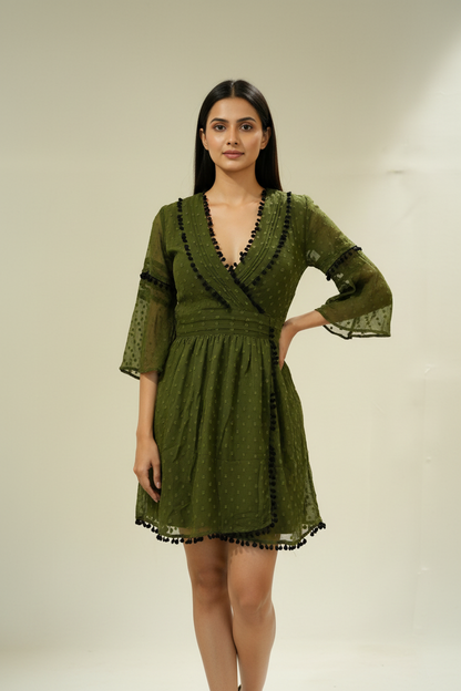 Green Short Dress
