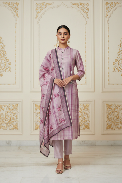 Nimra Printed Kurta with Dupatta