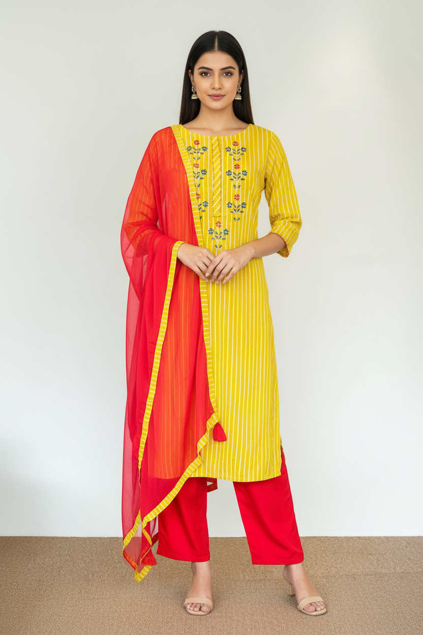 Saba Printed Suit Set