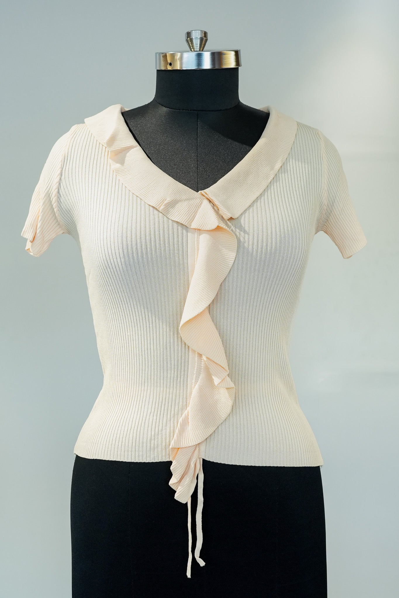 Off White Knitted Top
