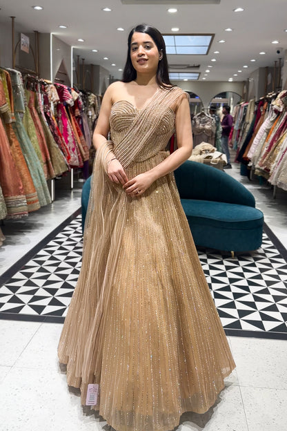 Zivara Crystal Embroidered Lehenga