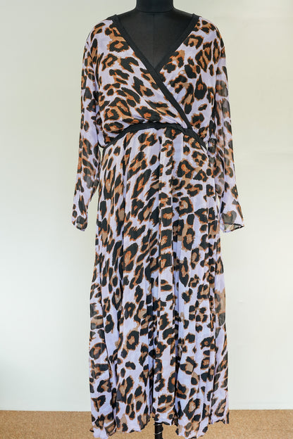 Leopard Print Long Dress
