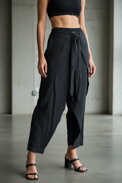 Front Knot Styled Pants