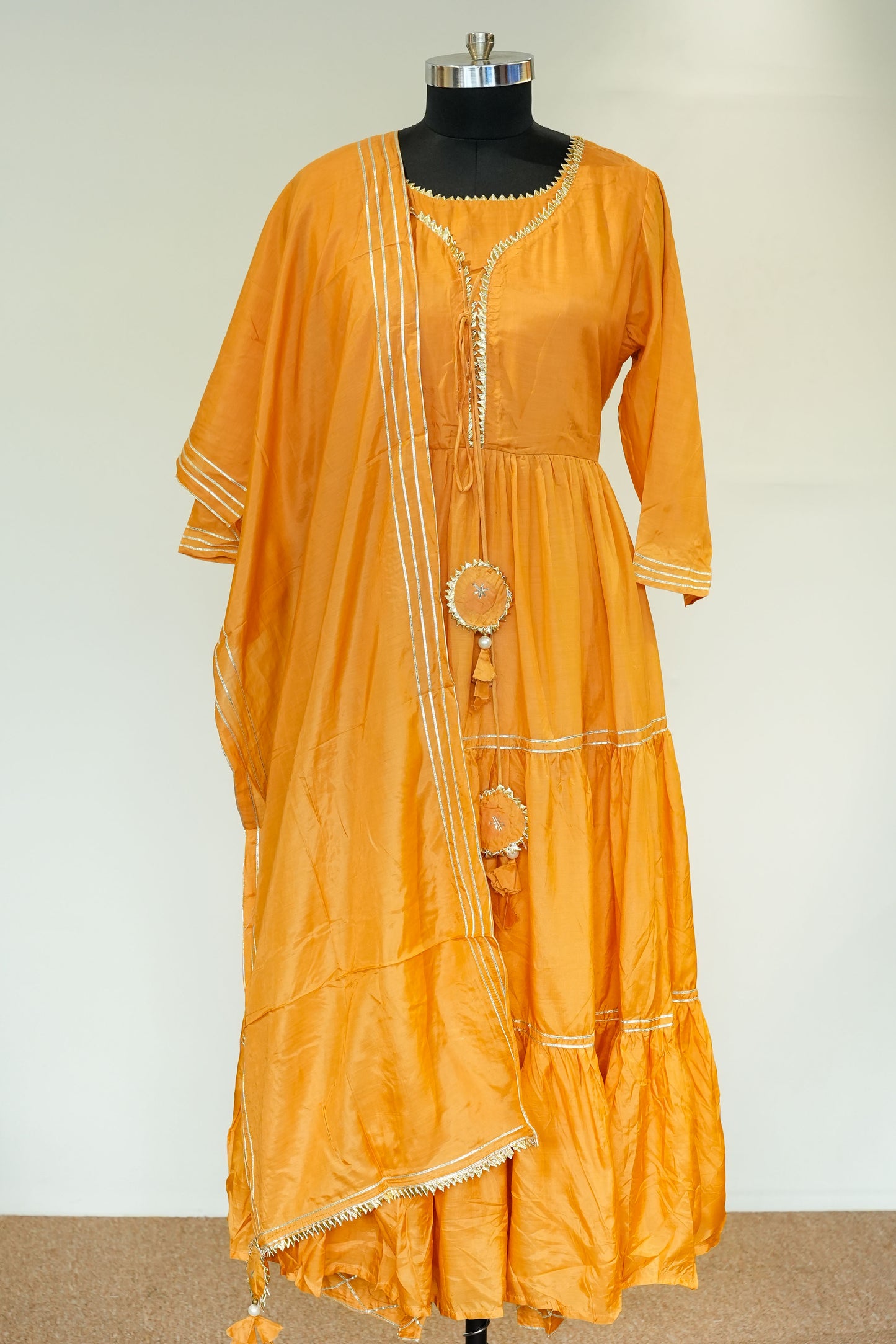 Seema Gotta Detailing Anarkali Set