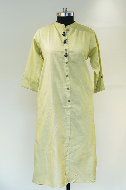 Laila Buttoned Plazo Set
