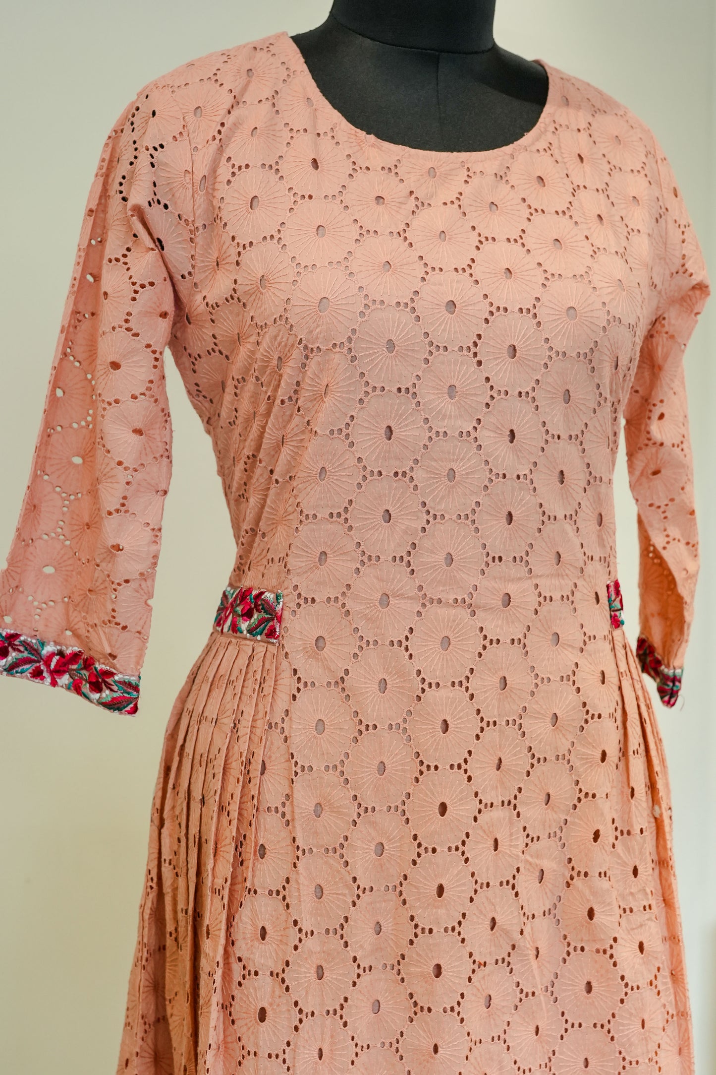 Niti Schiffli Work Kurta
