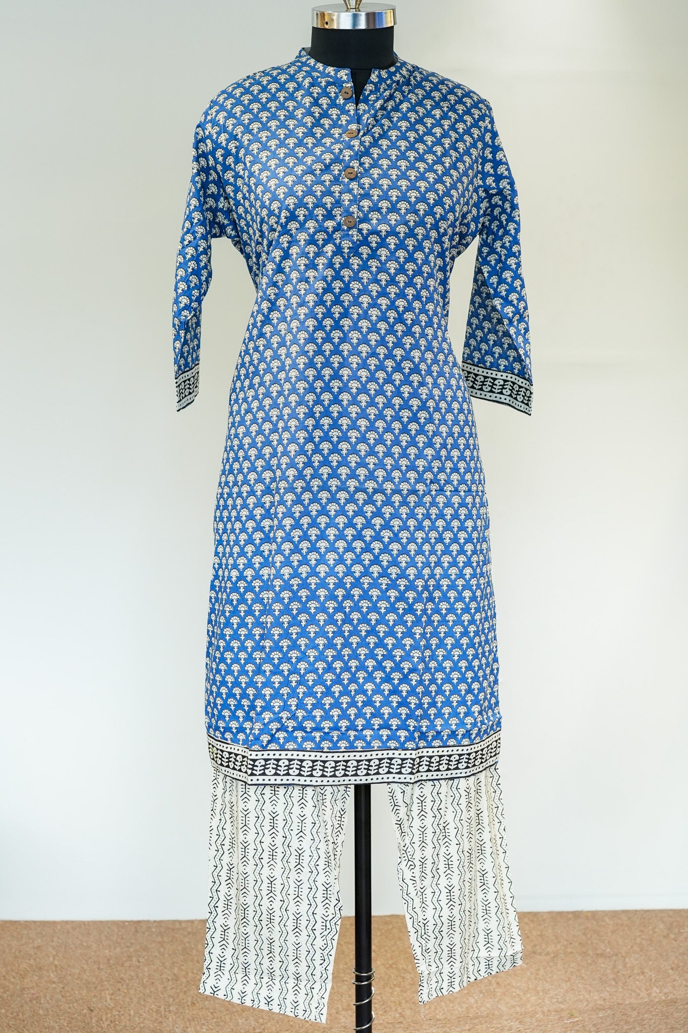 Uma Printed Plazo Set