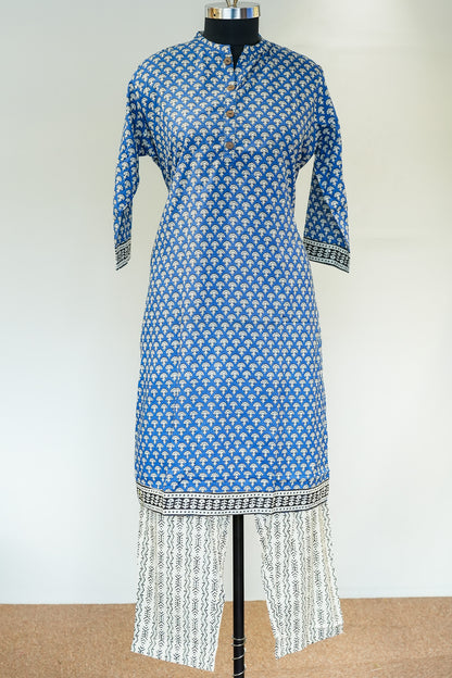 Uma Printed Plazo Set