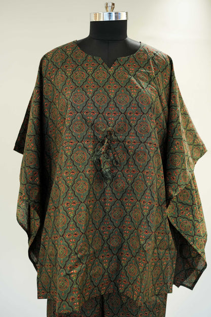 Printed Kaftan Set