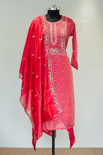 Paridhi Printed Embroidered Suit Set