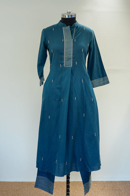 Zyed Blue Kurta Set
