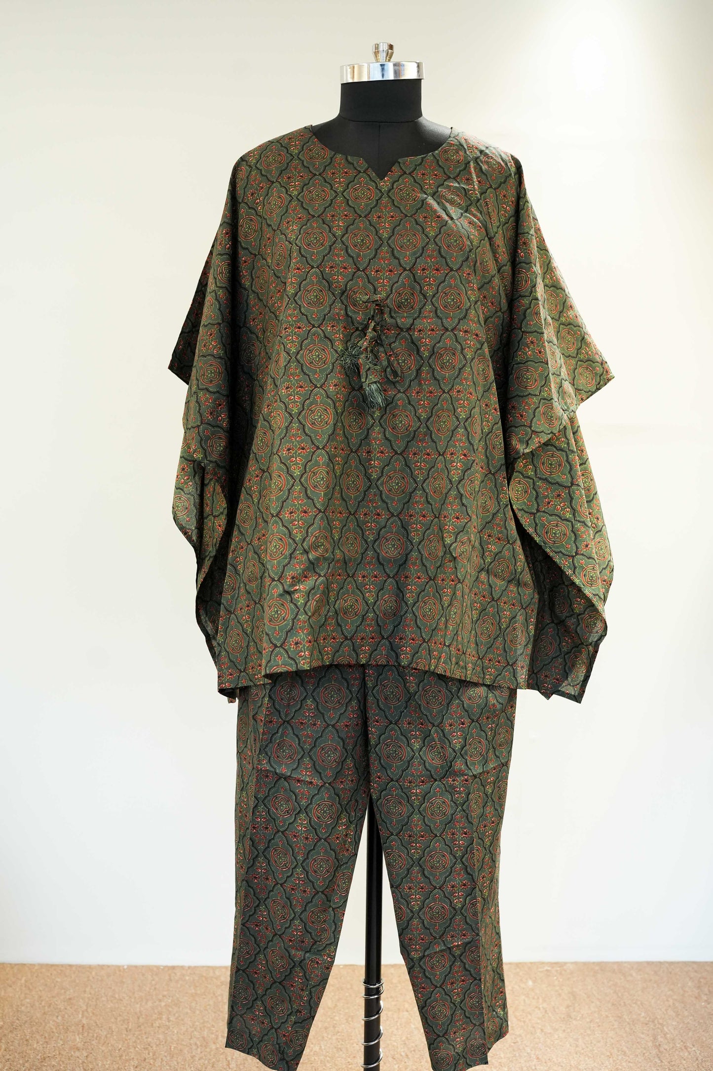 Printed Kaftan Set