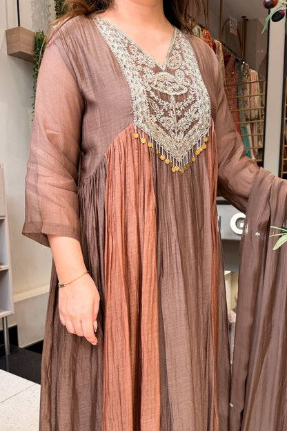 Dakshina Embroidered Anarkali Suit Set