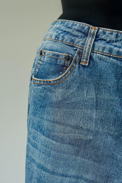 Black Detailing Denim Jeans