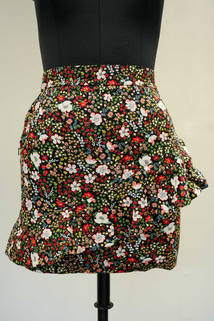 Printed Wrap Around Skirt