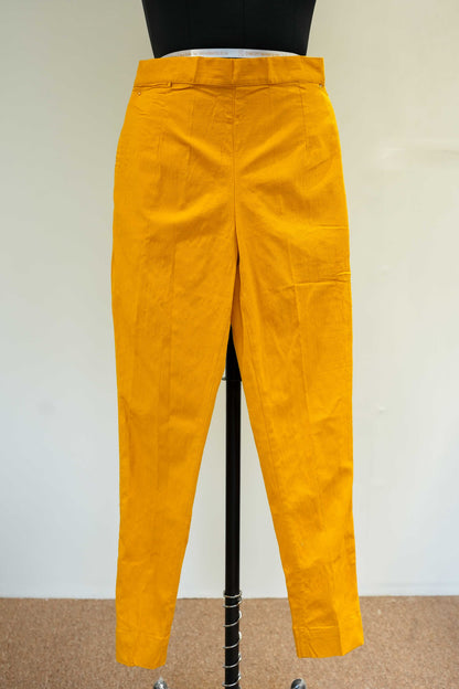 Yellow Straight Pants