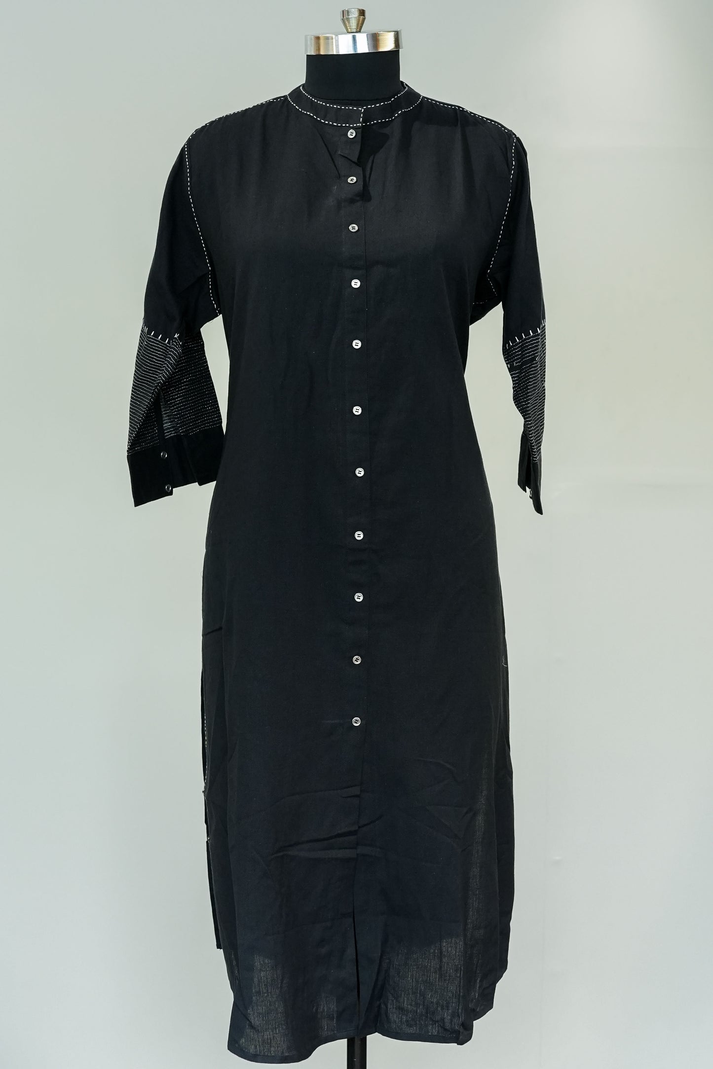 Black Thread Work Kurta
