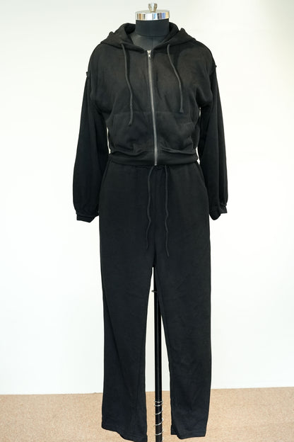 Black Relaxed Fit Cord