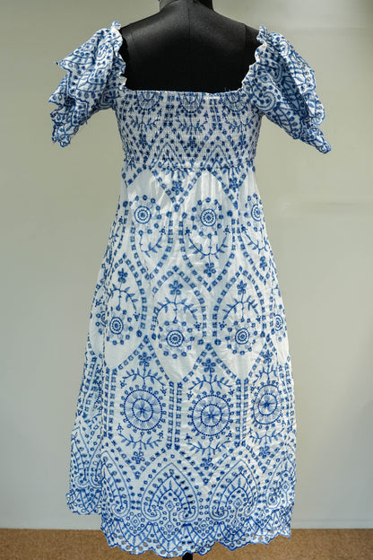 Kwirk Schiffli Work Dress