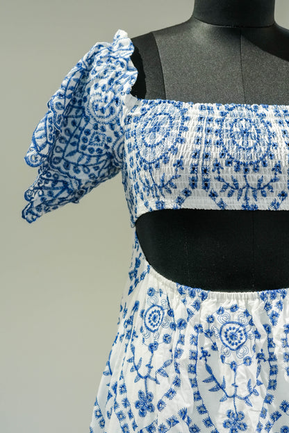Kwirk Schiffli Work Dress
