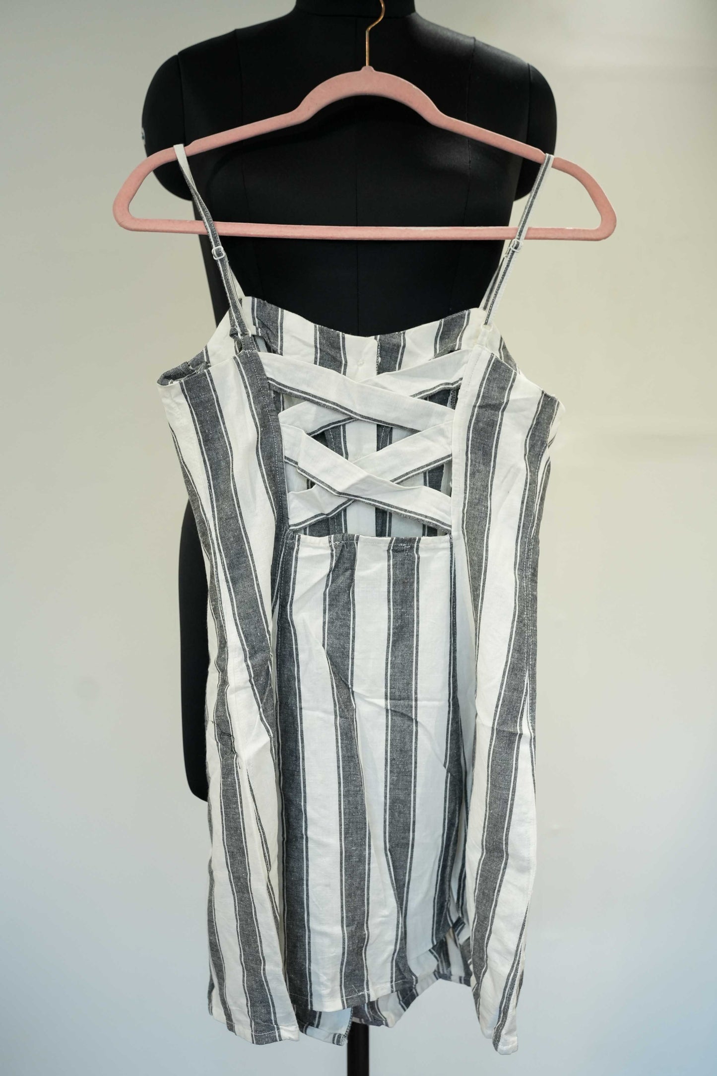 Striped Short Dress