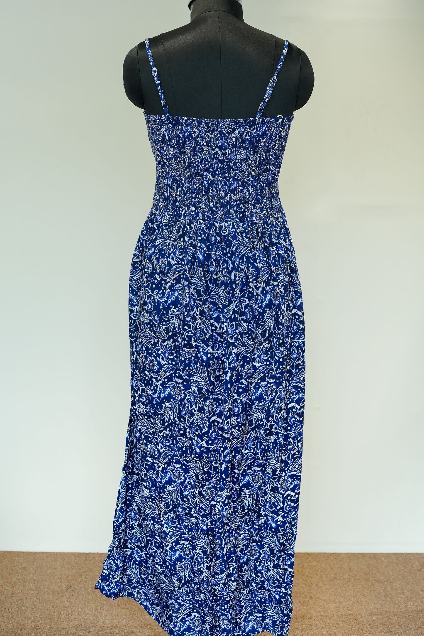 Printed Strappy Long Dress