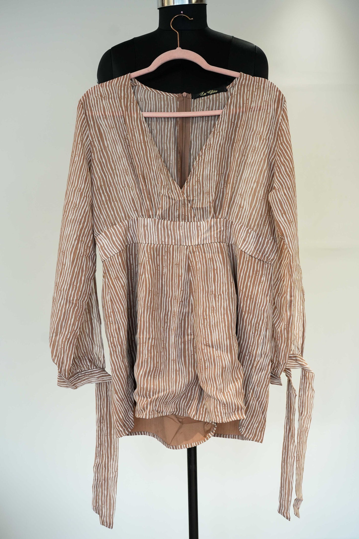 Striped Short Playsuit