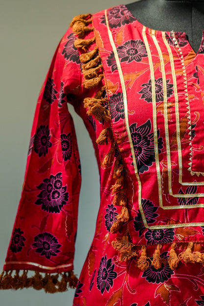 Rivva Floral Printed Suit Set