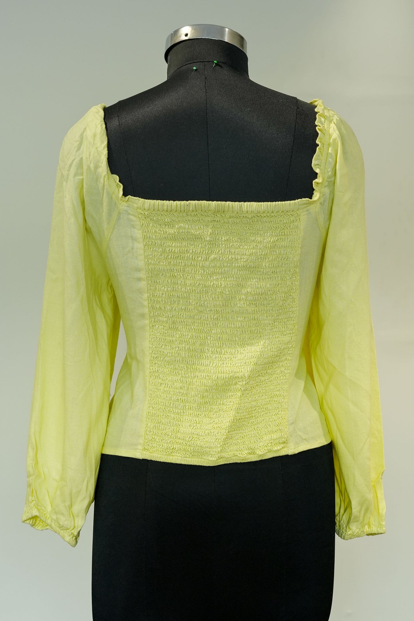 Lime Yellow Full Sleeves Top