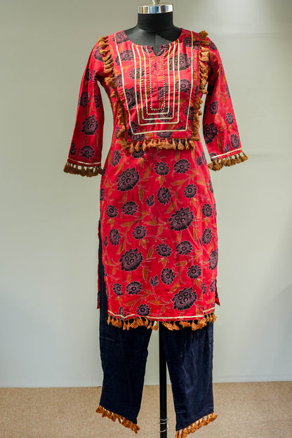 Rivva Floral Printed Suit Set