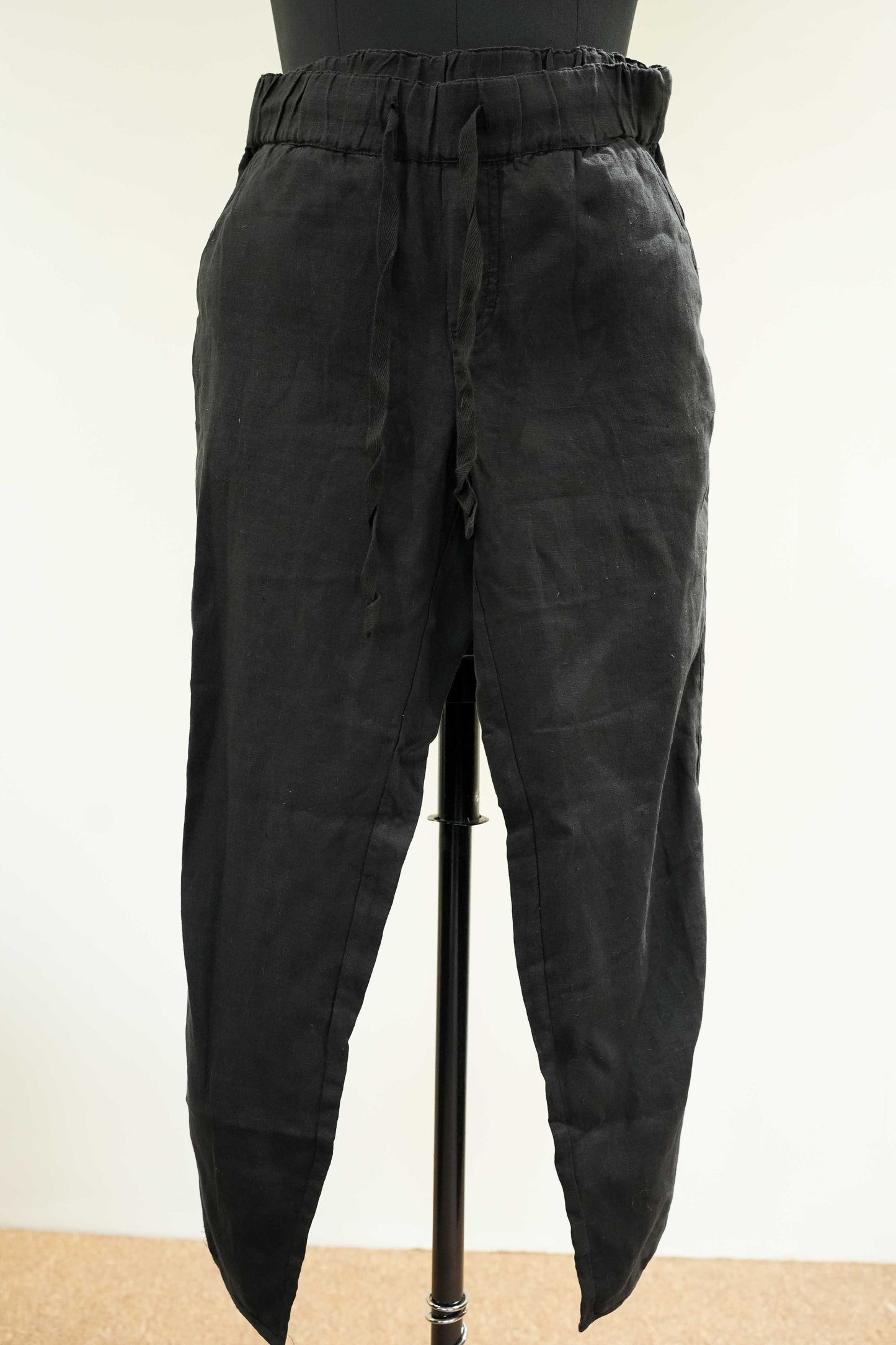 Black Cotton Pants