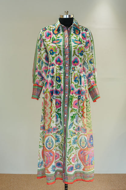 Gina Printed Maxi Dress