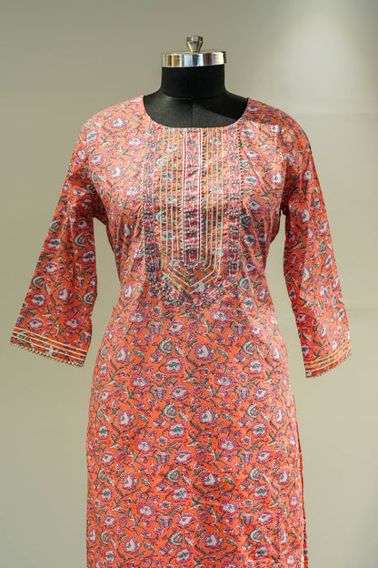 Dima Floral Printed Suit Set