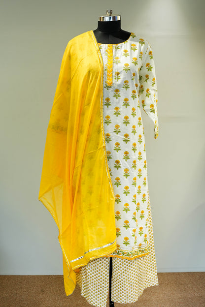 Kenya Floral Printed Suit Set