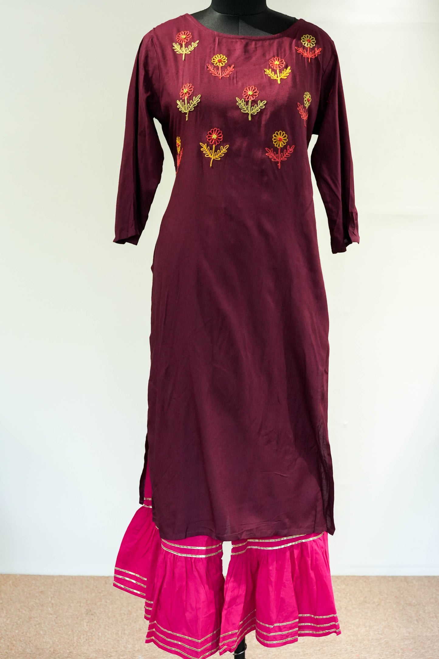 Kala Floral Embroidered Kurta Set