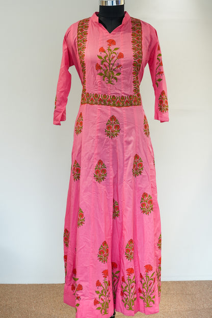 Siya Floral Printed Anarkali